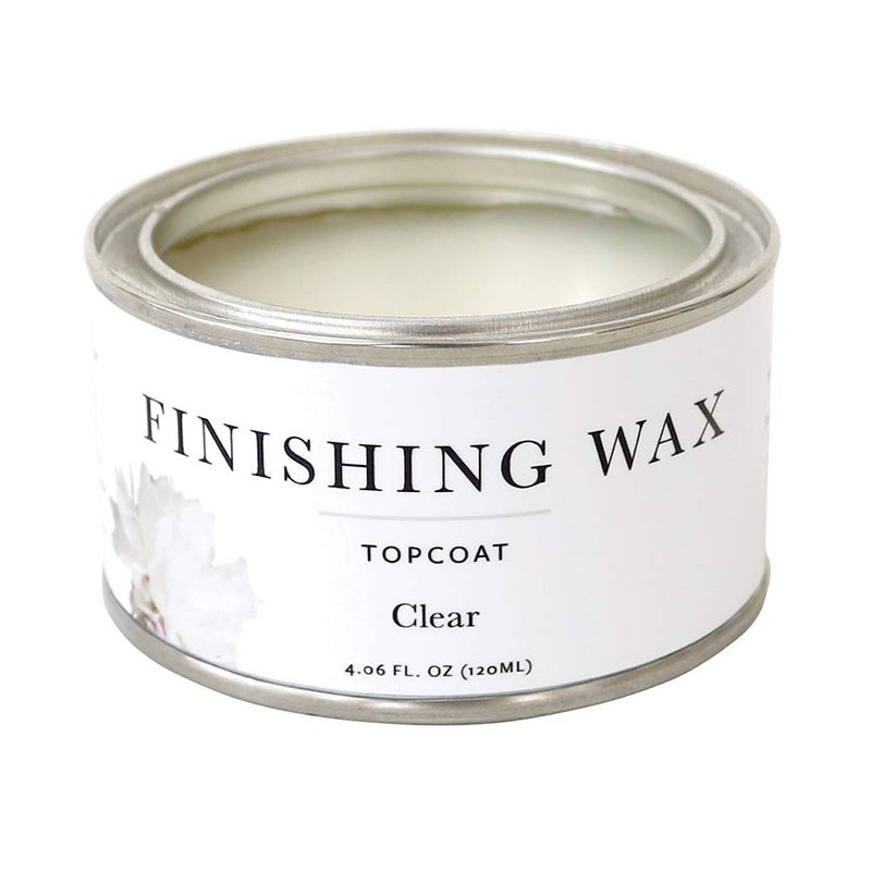 Jolie Finishing Wax - Protective topcoat Paint - Use on interior furniture, cabinets, walls, home decor and accessories - Odor-Free, Non-Hazardous - Clear - 120 ml - Image 1